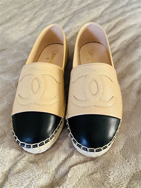 chanel espadrilles nude black|Chanel Espadrilles Review .